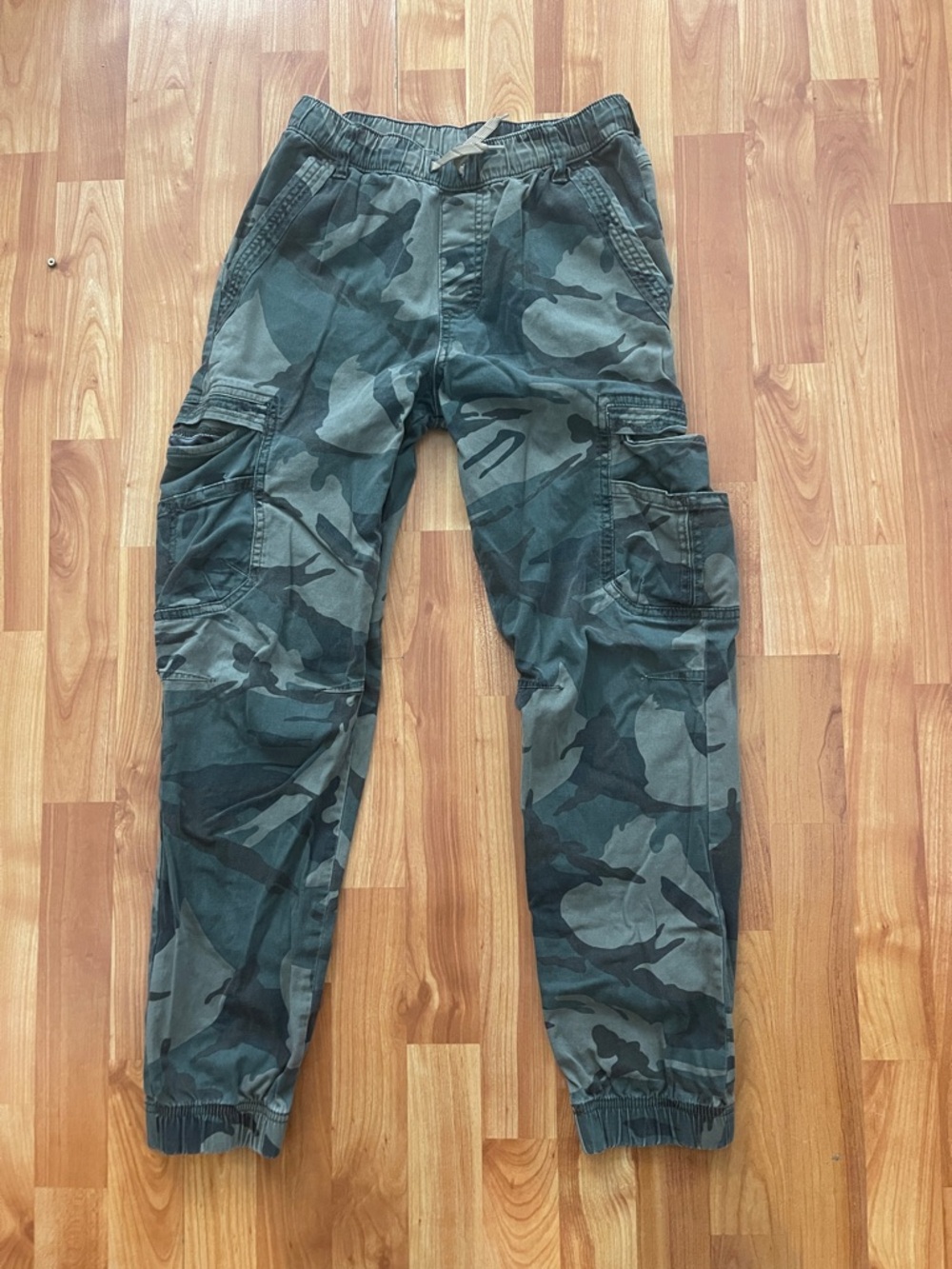 Wrangler Kids Camo Cargo Pants - Green/Black